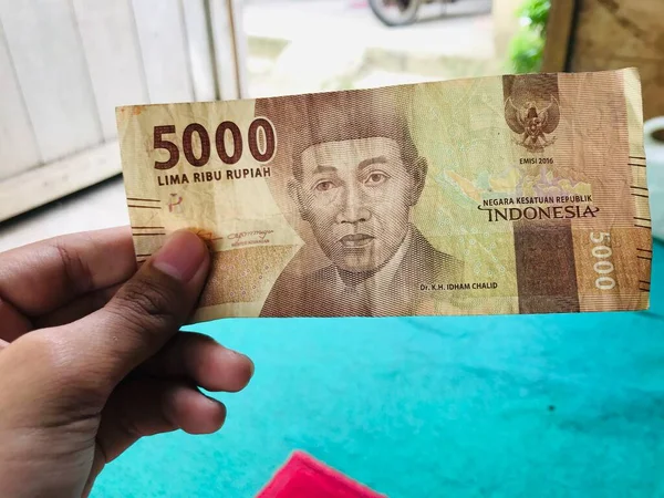 Indonesian Rupiah Money Pour Fond Série Billets Banque Roupie Indonésienne — Photo