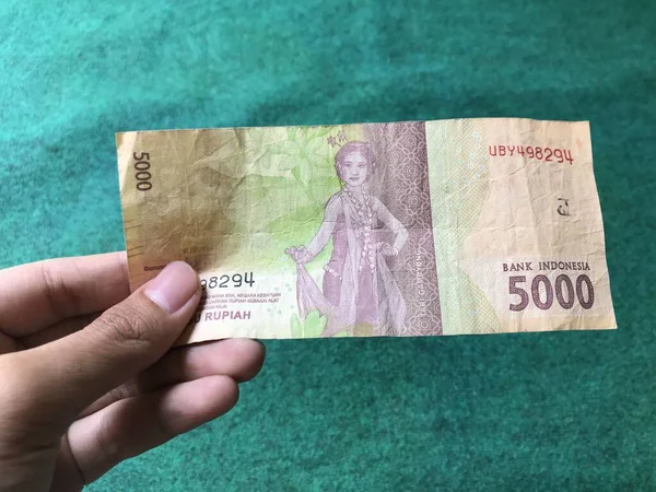 Indonesiano Rupiah Soldi Sfondo Serie Banconote Rupie Indonesiane Affari Pubblicità — Foto Stock