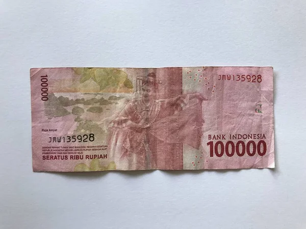 Indonesian Rupiah Money Pour Fond Série Billets Banque Roupie Indonésienne — Photo