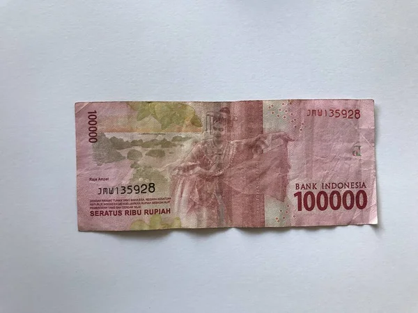 Indonesian Rupiah Money Pour Fond Série Billets Banque Roupie Indonésienne — Photo