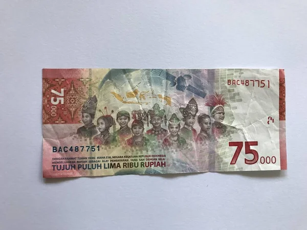 Indonesian Rupiah Money Pour Fond Série Billets Banque Roupie Indonésienne — Photo