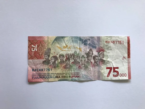 Indonesian Rupiah Money Pour Fond Série Billets Banque Roupie Indonésienne — Photo