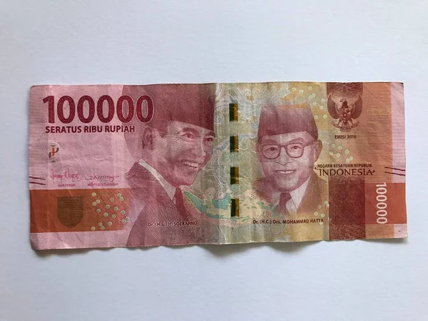 Indonéský Rupiah Peníze Pozadí Série Indonéských Rupiah Bankovek Pro Podnikání — Stock fotografie