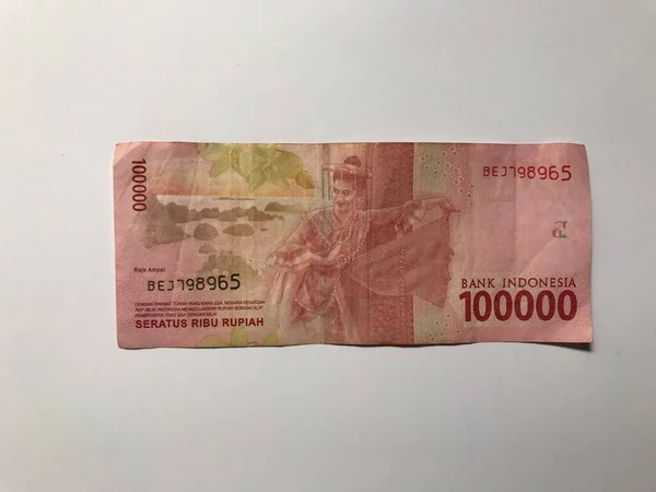 Indonesian Rupiah Money Pour Fond Série Billets Banque Roupie Indonésienne — Photo