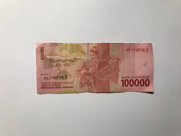 Indonesian Rupiah Money Pour Fond Série Billets Banque Roupie Indonésienne — Photo