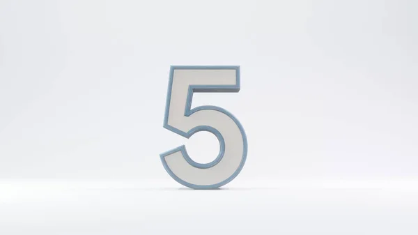 Number Text Gray Background Gray Illustration Rendering Countdown Text Number — Stock Photo, Image