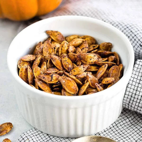 Semillas Calabaza Tostadas Tazón — Foto de Stock