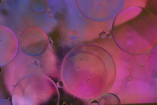 Fondo Abstracto Terciopelo Violeta Púrpura Claro Colores Aceite Flotando Agua — Foto de Stock