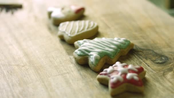 Die besten hausgemachten Lebkuchen — Stockvideo