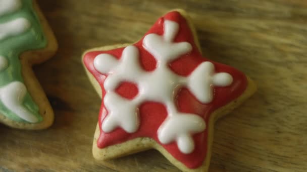 La mejor galleta casera de jengibre — Vídeo de stock