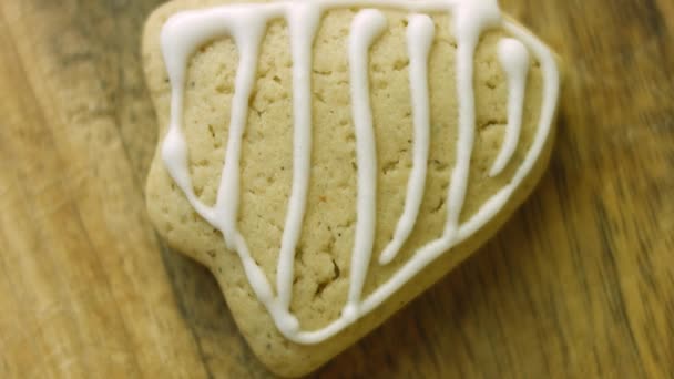 La mejor galleta casera de jengibre — Vídeo de stock