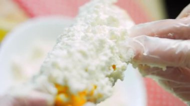 Olgun ricotta 'yı olgun mısırla ektim Meksika mısırını üç şekilde elote ettim. Makro çekim