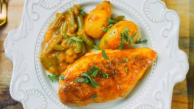 Bal Hardallı Tavuk ve VEGETable tarifi .