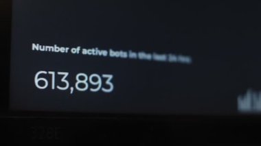 Siber saldırı için farklı hedefleri olan bir dünya haritası. Hackleme ve teknoloji konsepti. Monitör piksellerinde makro çekim.