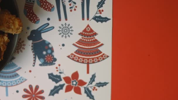 Cuisine Noël Prépare Poulet Frit Traditions Japonaises Noël — Video