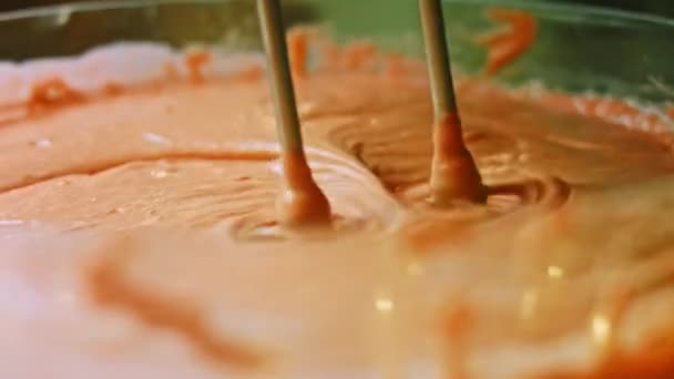 Proces Przed Zrobieniu Ciasto Świąteczne Piernika Ciasteczka Kształcie Świętego Mikołaja — Wideo stockowe