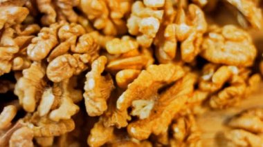 Fındık yakın çekim. Avrupa tatlıları. Ortadoğu ulusal tatlı yiyecekler, tatlı atıştırmalıklar.