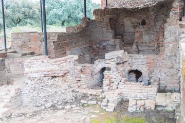 Sevilla 'da (İspanya) Munigua Roma arkeolojik bölgesi)