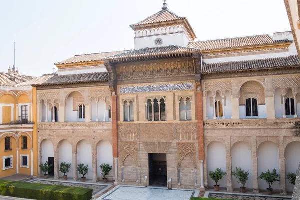 Real Alcázar Sevilla Complejo Palaciego Amurallado Construido Diferentes Edificios Históricos — Foto de Stock