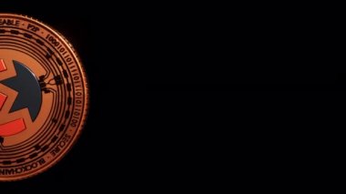 4K fütüristik şifreli video Monero açık kaynak kripto para birimini merkezsizleştirdi 3D güvenli teknoloji kusursuz döngü modern sanat