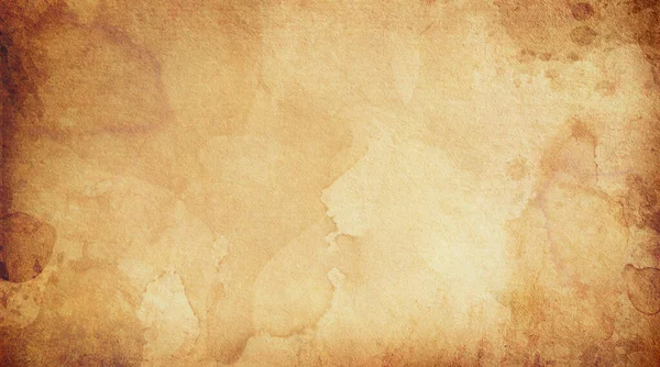 Текстура Старого Коричневого Паперу Пофарбованого Фону Плями Простором Тексту — стокове фото