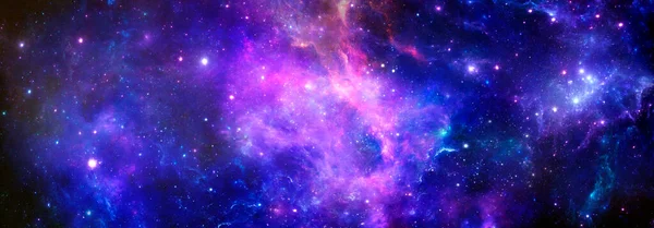 Научный Космический Фон Туманностью Блеском Звезд Вселенной — стоковое фото