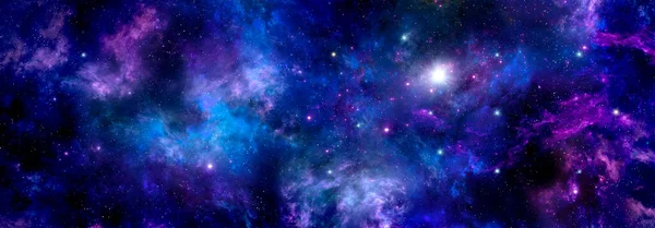 Fondo Cósmico Colorido Con Estrellas Nebulosas Espacio Profundo —  Fotos de Stock