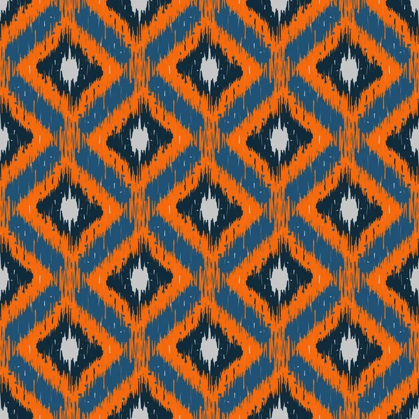 Background Hand Drawn Zigzag Stripes Mexican American Ethnic Backgrounds Orange — Stockfoto