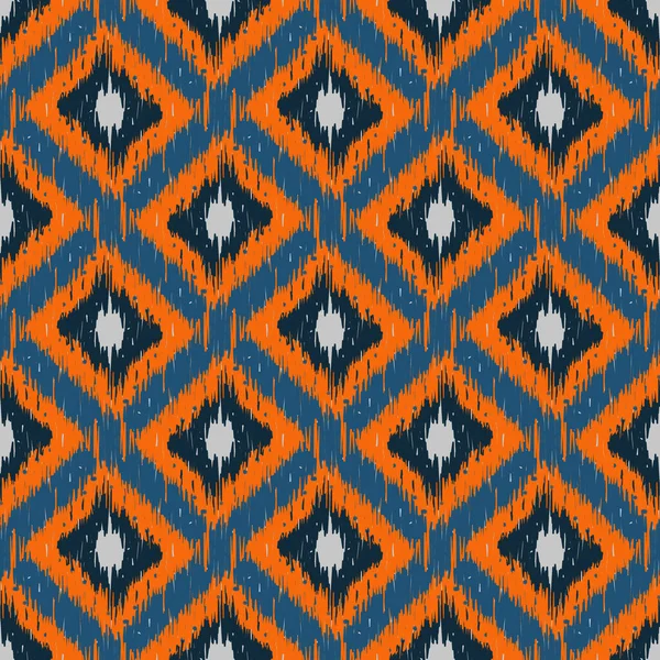Background Hand Drawn Zigzag Stripes Mexican American Ethnic Backgrounds Orange — Zdjęcie stockowe