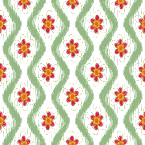 Backgrounds Hand Drawn Floral Mexican American Ethnic Backgrounds White Background — Stock fotografie