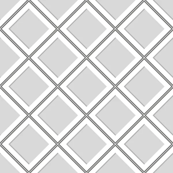 Geometrische Versiering Naadloos Grijs Wit Patroon Vectorachtergrond — Stockvector