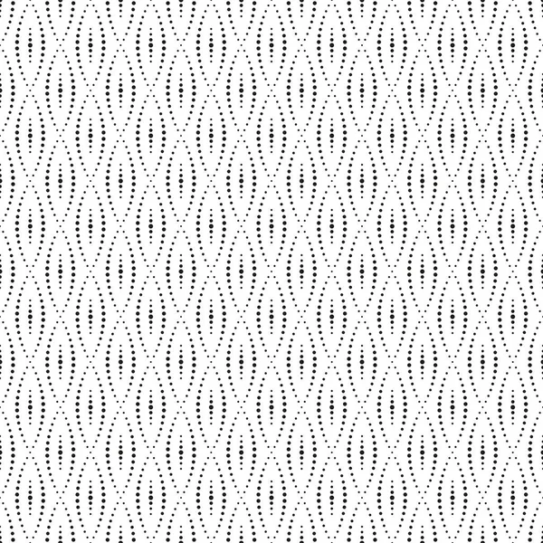 Modèle Point Noir Blanc Modèle Géométrique Sans Couture — Image vectorielle