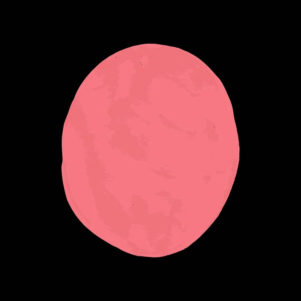 白ベクトルに分離ピンクのブラシストローク — ストックベクタ