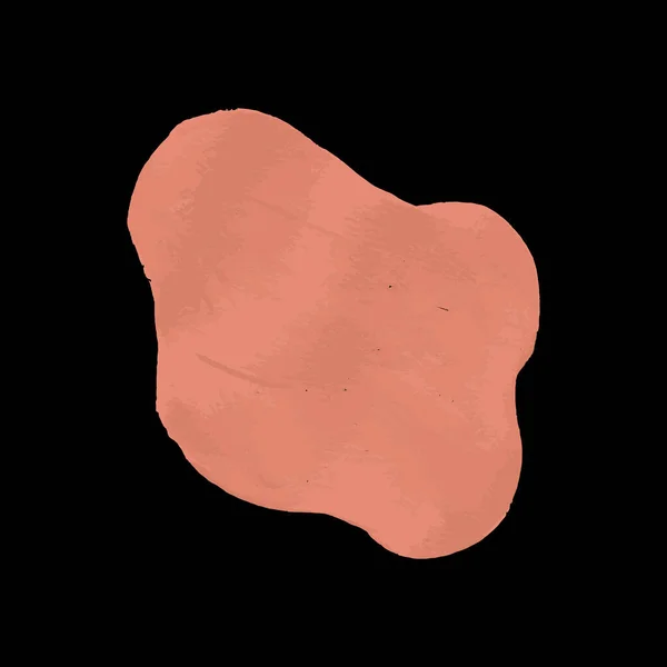 Розовый штрих кисти изолирован на белом векторе — стоковый вектор