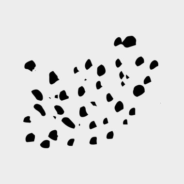 Siyah grunge fırça darbesi. Mürekkep lekesi. Mürekkep lekesi