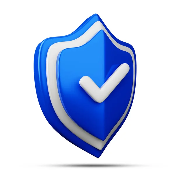 Protection Icon Security Icon Rendering — Foto Stock