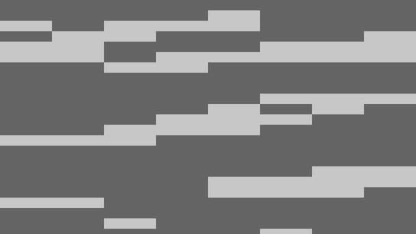 Абстрактный фон, мерцающие прямоугольники серого цвета на сером фоне — стоковое видео