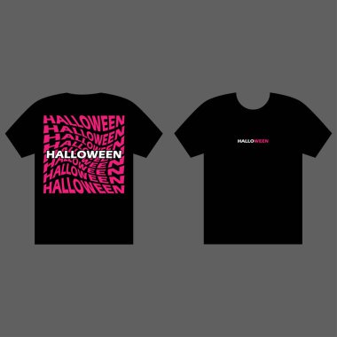 Vektör grafik çizimi. Cadılar Bayramı modası, baskı, çıkartma ve tişörtler için uygun..