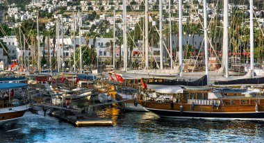 Bir yaz sabahı Bodrum körfezinde yelken açmak