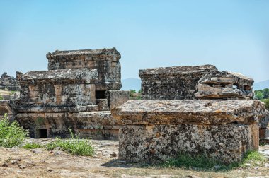 Hiyerapolis 'teki gladyatörlerin harabeleri, hindi