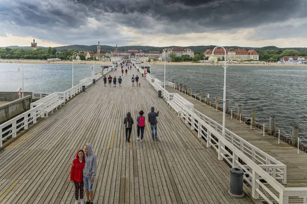 Famous Pier Sopot — Fotografia de Stock