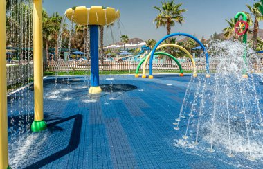 hotel complex with swimming pool lanzarote spain
