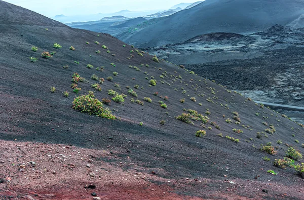 Montañas Volcánicas Del Fuego Lanzarote España —  Fotos de Stock
