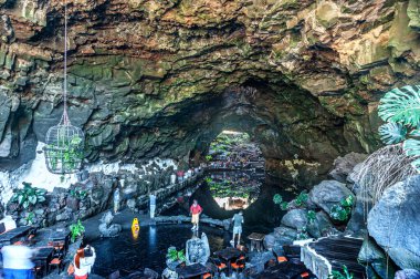 Jameos del agua Yapay Lanzarote Gölü
