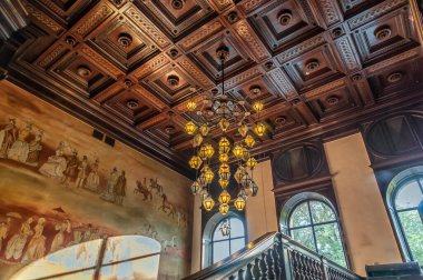 Testis torbası kalesinde nefes kesici bir iç mekan.