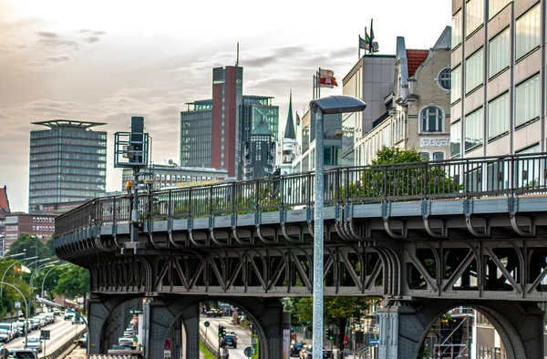 View Panorama City Hamburg —  Fotos de Stock
