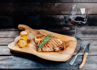grilled meat on the board