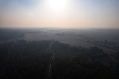Ukrayna 'da yanan bezelyelerden çıkan duman