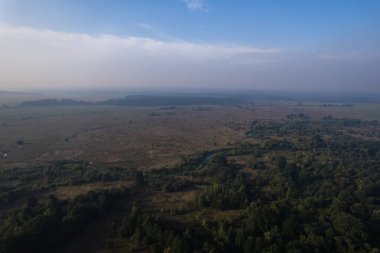 Ukrayna 'da yanan bezelyelerden çıkan duman