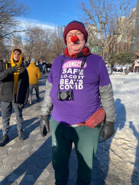 6 Şubat 2022 Toronto Anti-Vax Queens Park 'ta protesto